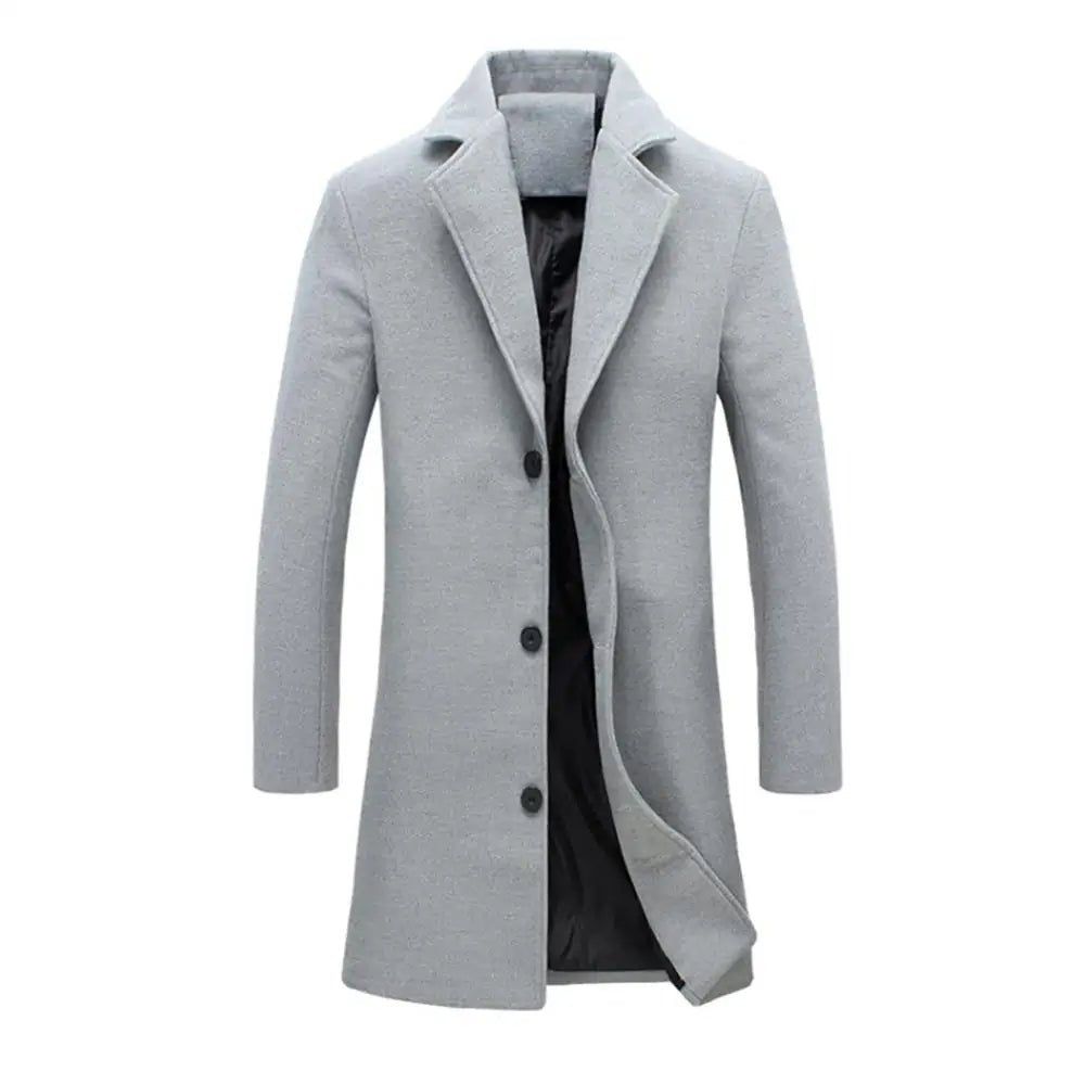 "Manteau chic noir pour homme, style Peaky Blinders, doublure thermique, coupe parfaite, élégance intemporelle et moderne."
