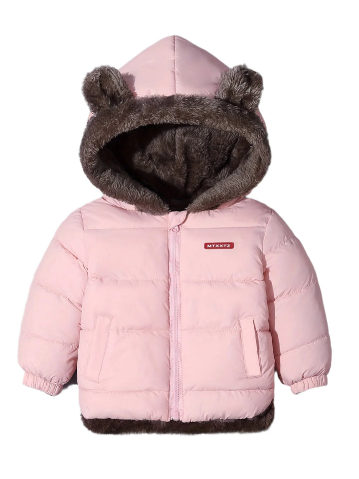 Manteau d'hiver Enfant Ours, veste ultra chaude et confortable. Vêtement enfant essentiel pour un hiver bien au chaud.