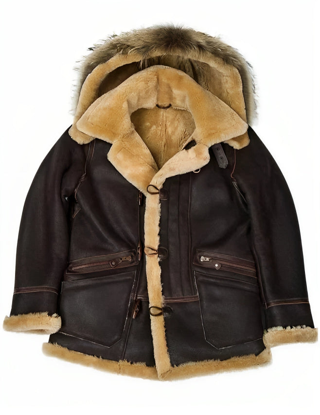 Veste d'hiver homme coupe-vent et élégante, offrant chaleur et protection contre le froid urbain.