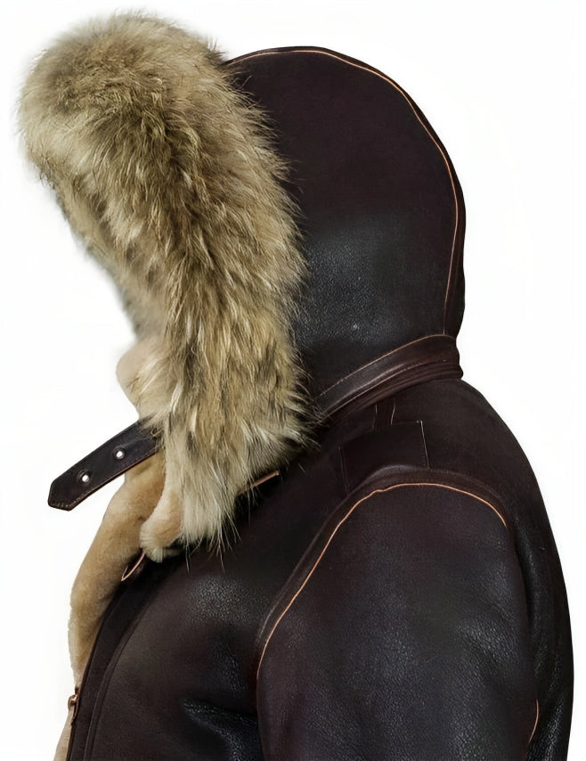 Manteau hiver homme protecteur et chaud, style urbain masculin pour affronter le froid avec élégance.