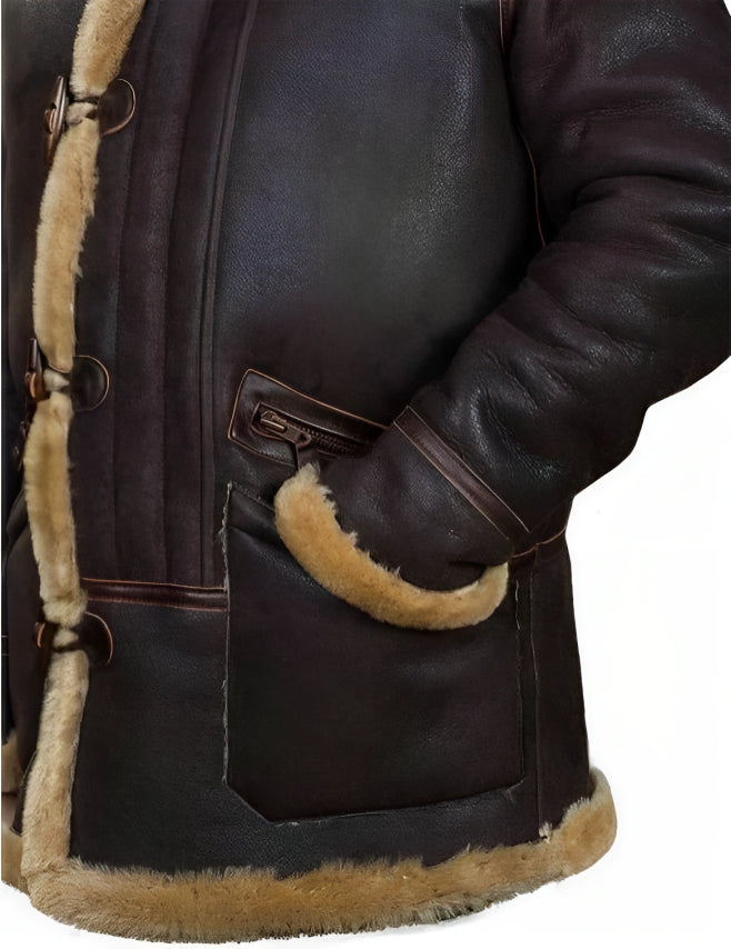 Manteau isolé pour homme, chaud et confortable, idéal pour les températures hivernales et la protection.