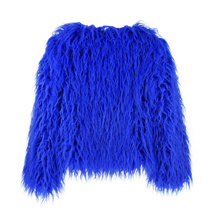 Manteau femme court, fausse fourrure, chic et chaud.  Coupe élégante, douceur incroyable.