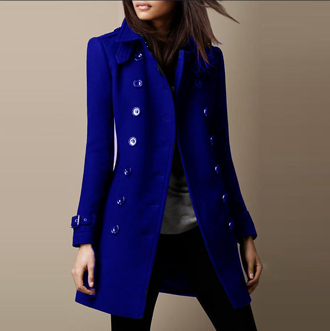 "Manteau femme en laine élégant, coupe flatteuse, idéal pour look chic et occasions variées, couleurs tendance."