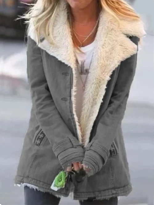 Mode hiver: Manteau femme chaud et élégant, parfait pour rester au sec, confortable et stylée par temps froid et venté.