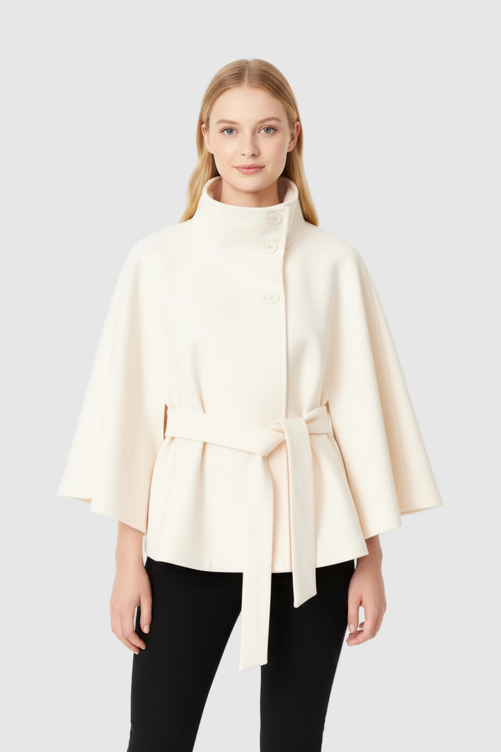 Manteau hiver femme chaud avec ceinture amovible, style chic et moderne.