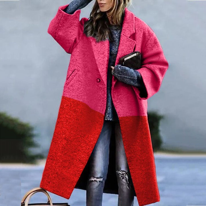 Manteau hivernal femme confortable et stylé, vêtement extérieur chaud. Idéal pour une silhouette féminine.