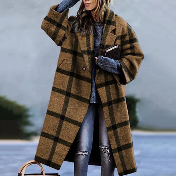 Veste manteau femme élégante, parfaite pour l'hiver. Offre chaleur et un look féminin chic et moderne.