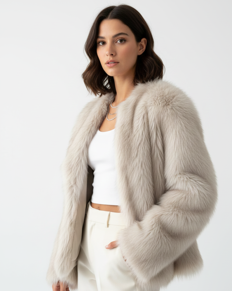 Veste hiver femme douce et chaude, parfaite pour un look décontracté ou chic. Confort luxueux pour toute occasion.