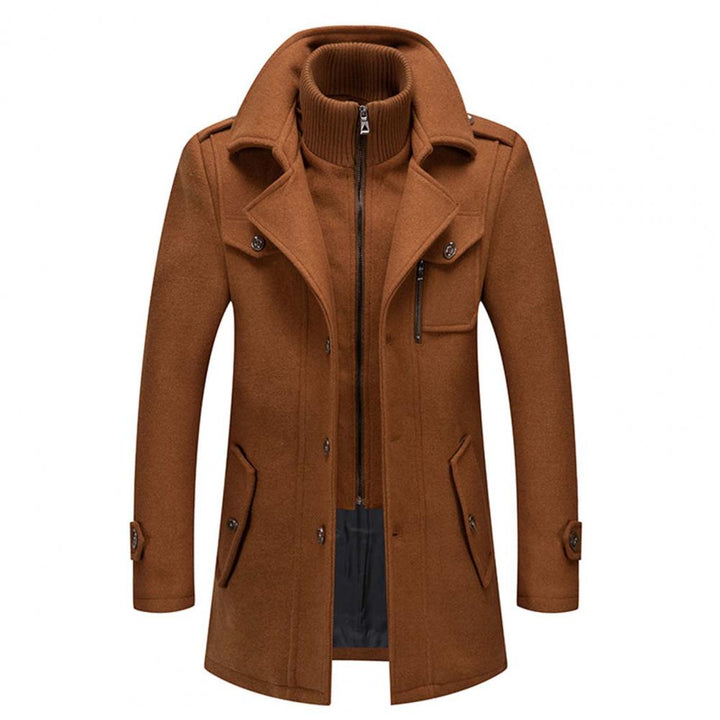 Veste homme chaude, ensemble deux pièces gris. Parfait pour une tenue décontractée ou formelle.