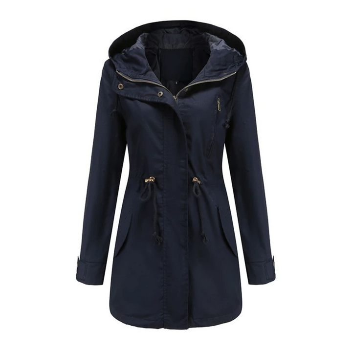 Manteau imperméable femme, coupe-vent, capuche.  Design élégant et moderne. Protection optimale contre la pluie.