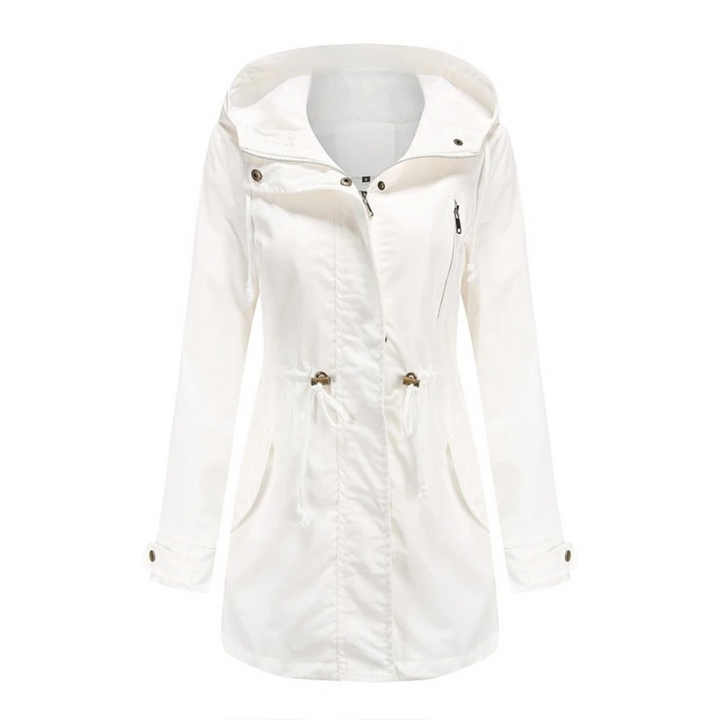 Manteau imperméable femme, coupe-vent, capuche.  Design élégant et moderne. Protection optimale contre la pluie.