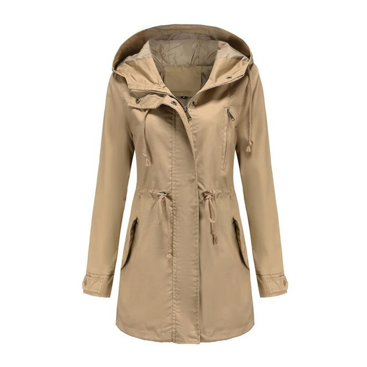 Manteau imperméable femme, coupe-vent, capuche.  Design élégant et moderne. Protection optimale contre la pluie.