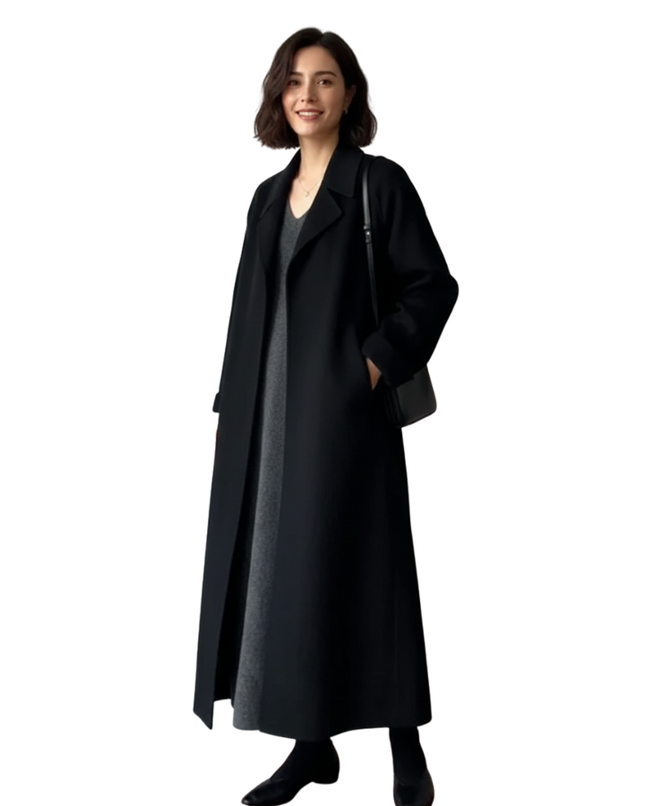 Manteau d'hiver Talitha pour femme, élégant et chaud, avec col classique. Confort féminin assuré pour un look chic.