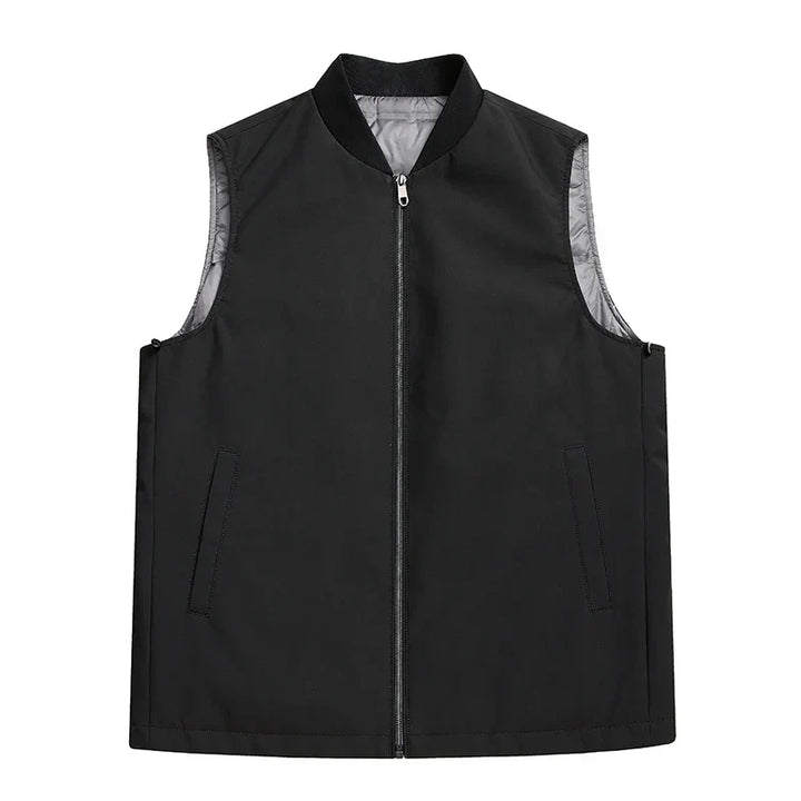 Veste matelassée noire homme. Élégante et imperméable, idéale pour affronter l'hiver avec style.