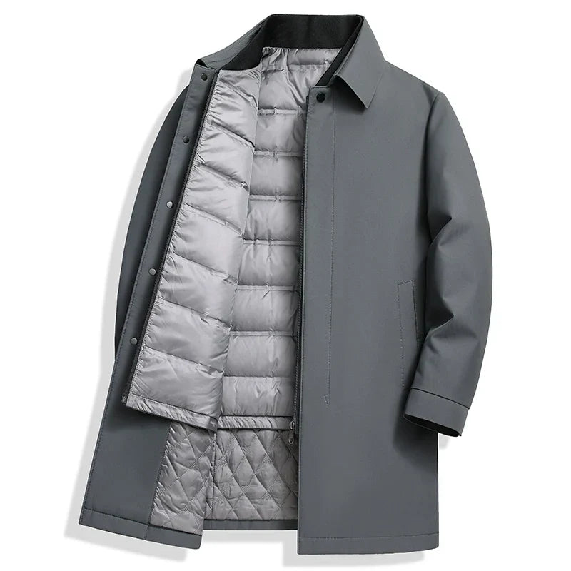 Manteau d'hiver matelassé homme. Imperméable, assure chaleur et confort. Un essentiel urbain stylé.