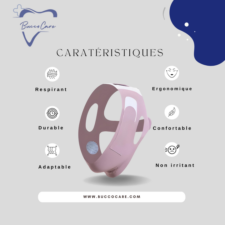 "Masque lifting visage raffermissant, réducteur double menton, sculpte et redéfinit contours faciaux, matériau confortable."