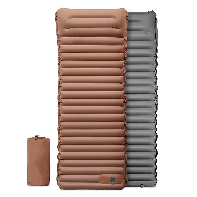 Matelas gonflable premium avec coussin intégré. Confort optimal pour une nuit paisible, camping ou voyage.