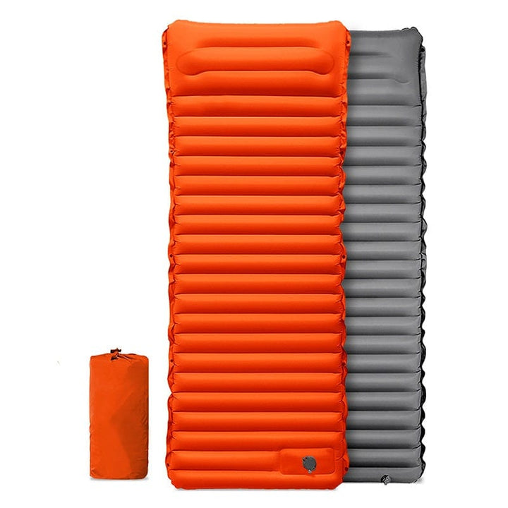 Matelas gonflable premium avec coussin intégré. Confort optimal pour une nuit paisible, camping ou voyage.