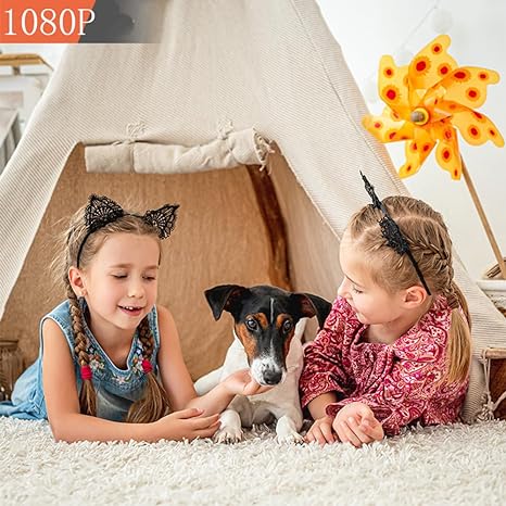 Mini caméra sécurité WiFi 1080p discrète. Surveillance intérieure/extérieure.  Image HD, contrôle app.