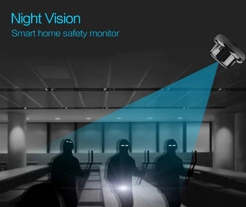 Mini caméra WiFi HD 1080P. Surveillance discrète maison, vision nocturne.