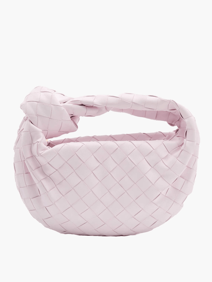 Sac à main femme, texture tissée, mini format, accessoire quotidien chic et moderne.