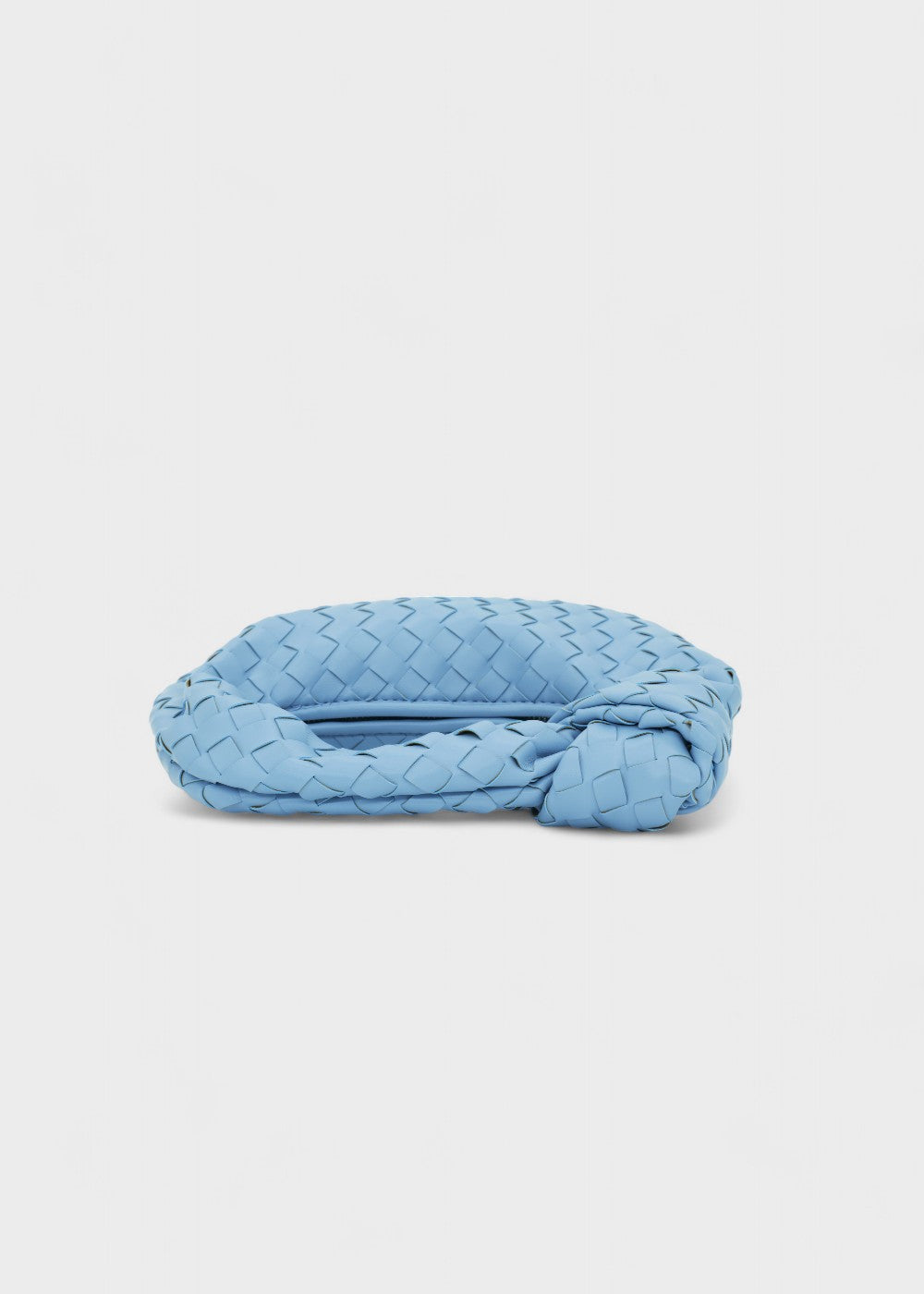 Sac femme tressé, mini hobo, élégant avec poignée nouée. Cuir synthétique de qualité.