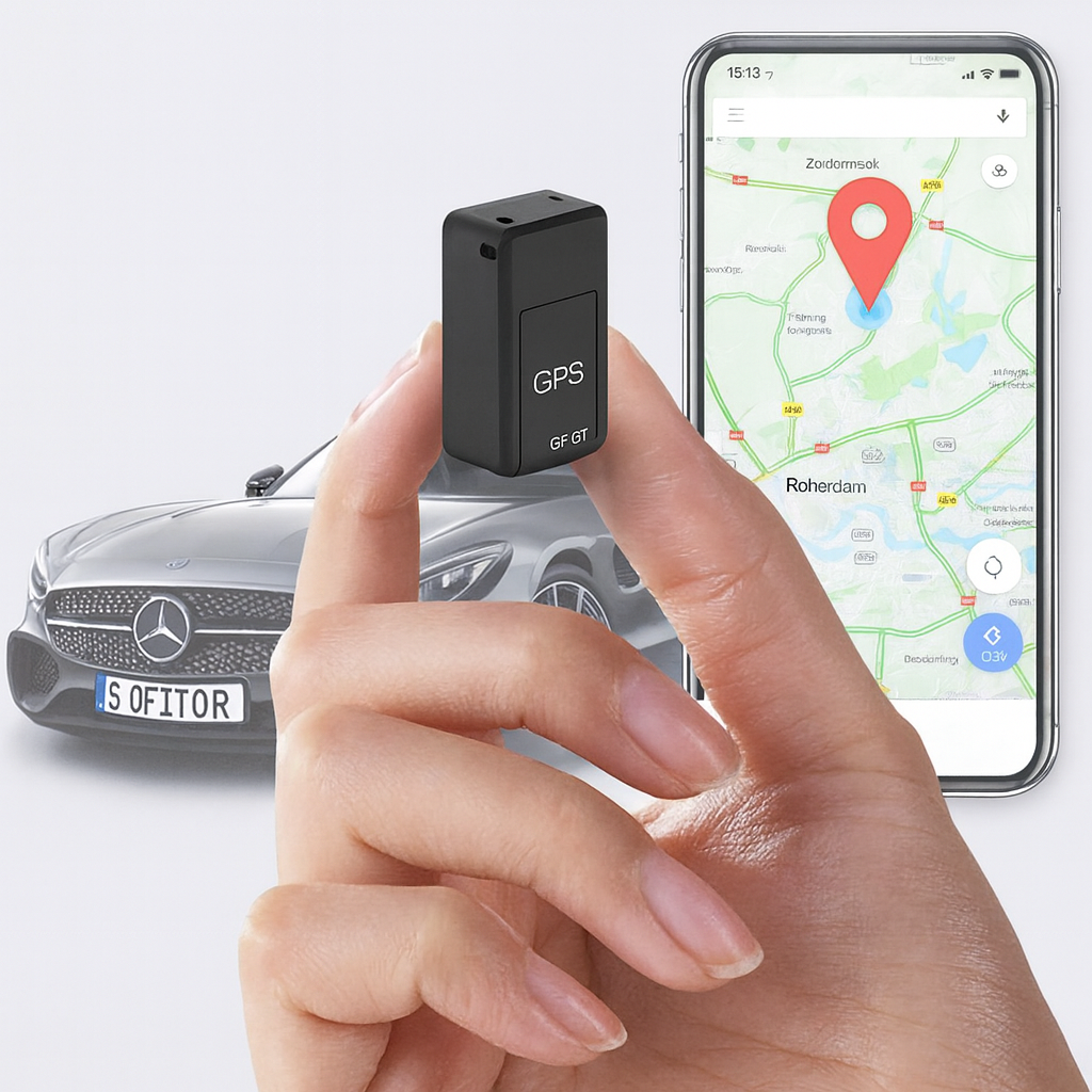 Traceur GPS autonome avec aimant puissant pour suivi de véhicules, idéal pour la sécurité et localisation.