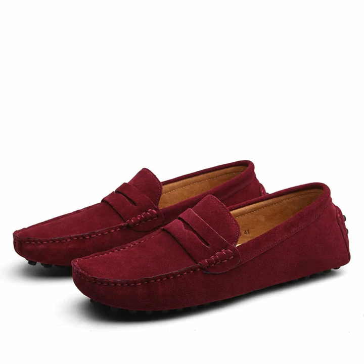 Mocassins élégants pour hommes, design italien, modernes et confortables, adaptés toutes occasions, couleurs variées.