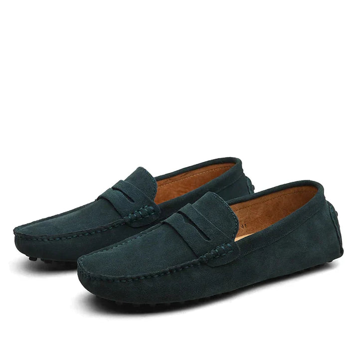 Mocassins élégants pour hommes, design italien, modernes et confortables, adaptés toutes occasions, couleurs variées.