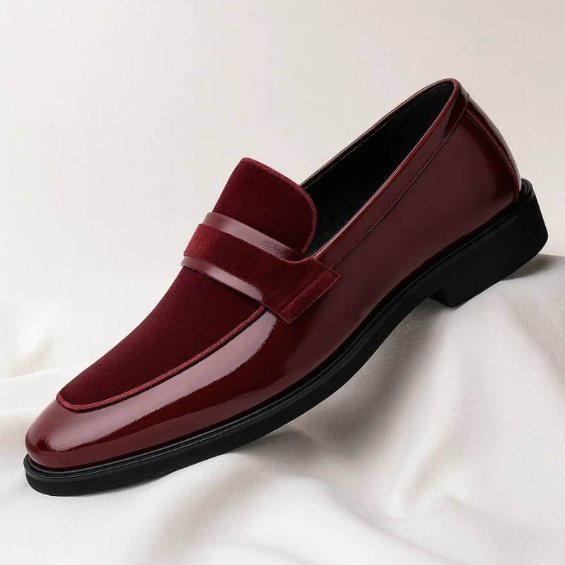 Mocassins professionnels hommes, élégants et confortables sans lacets, parfaits pour le bureau.