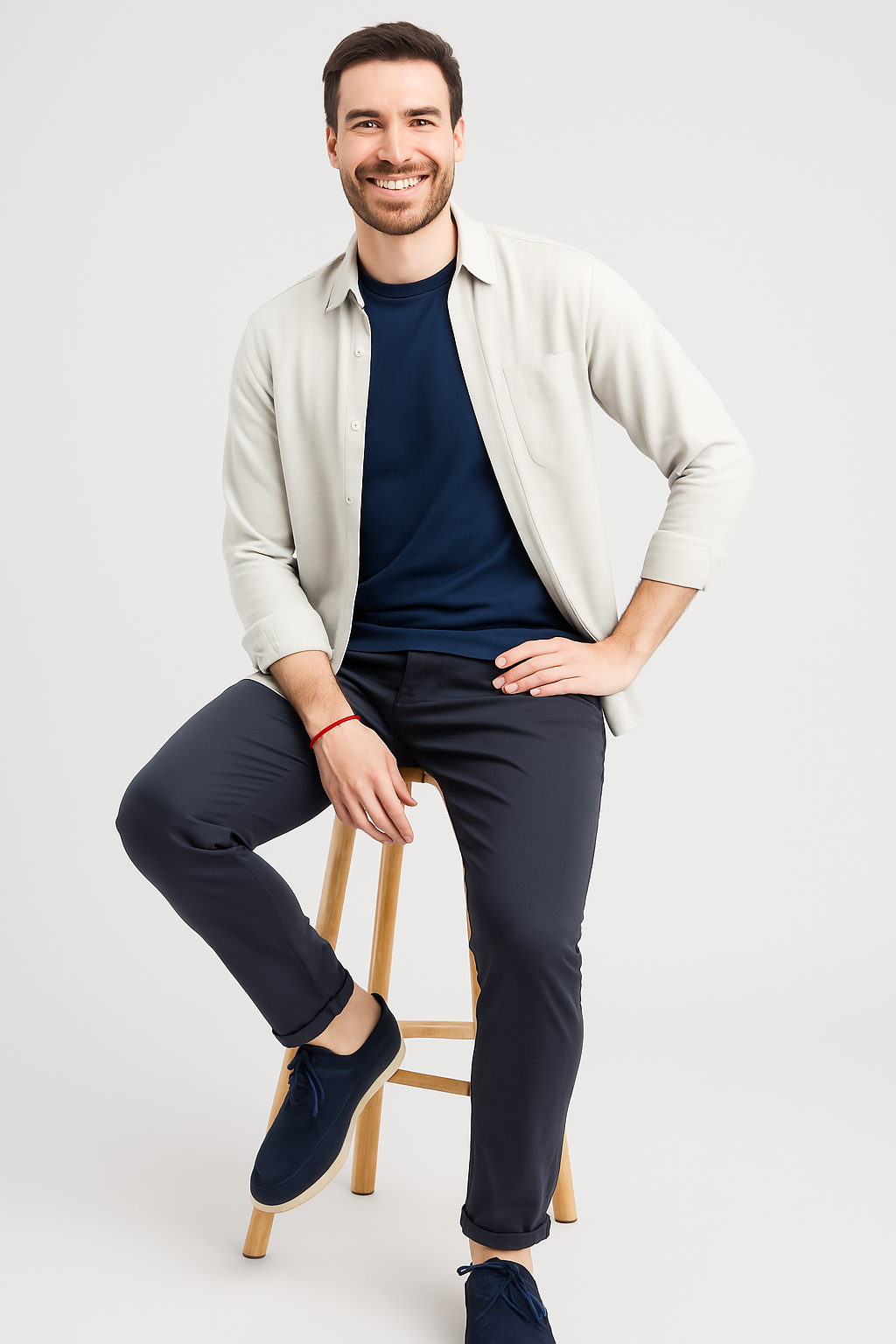 Mocassins homme en cuir, élégants et confortables.  Chaussures polyvalentes pour le travail ou les sorties.