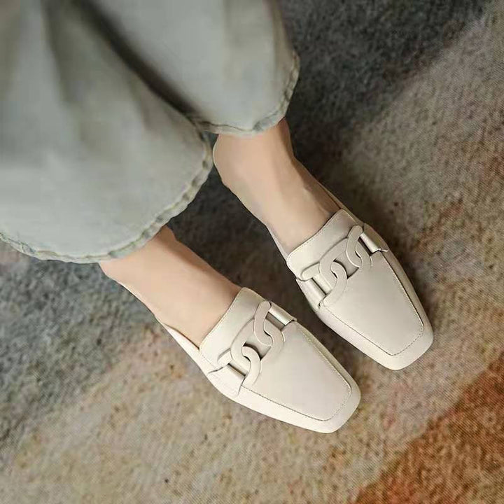 Mocassins femme Mary Jane polyvalents, confortables et chic avec talon stable. Automne/printemps.