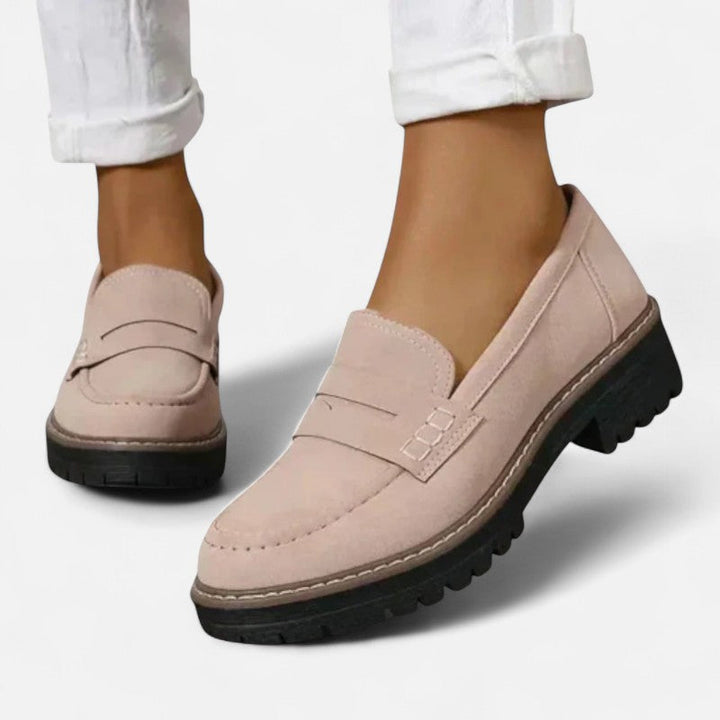 Mocassins orthopédiques femme, élégants, semelle antidérapante, confortables, soutien orthopédique, intérieur rembourré.