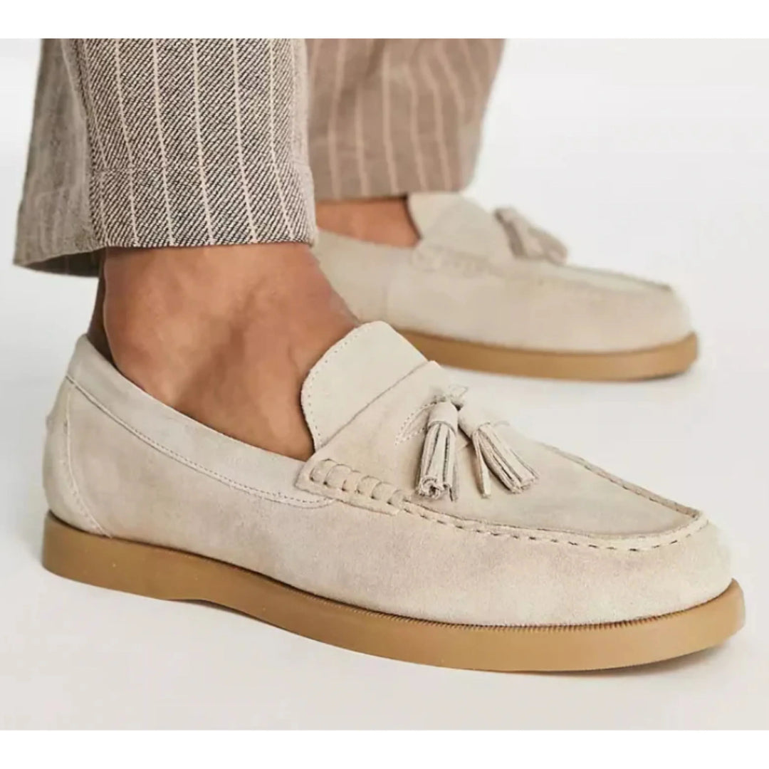 "Mocassins orthopédiques homme élégants, confortables, sans lacets, couleur marron, pour soutien ergonomique et style moderne
