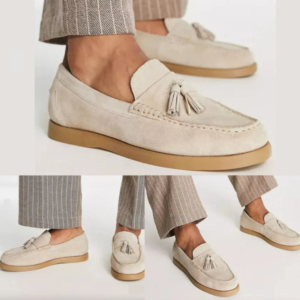 "Mocassins orthopédiques homme élégants, confortables, sans lacets, couleur marron, pour soutien ergonomique et style moderne