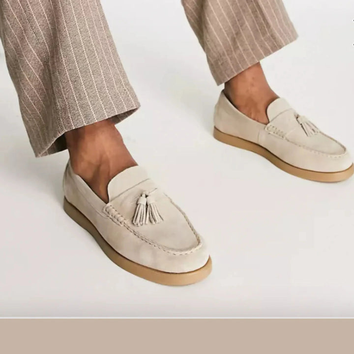 "Mocassins orthopédiques homme élégants, confortables, sans lacets, couleur marron, pour soutien ergonomique et style moderne