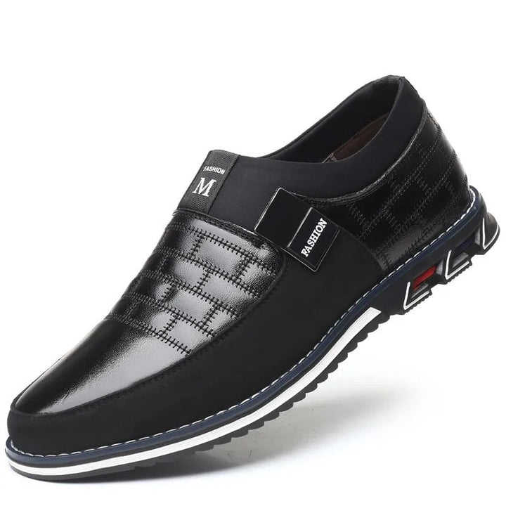 Mocassins Oxford élégants pour hommes, cuir marron, style classique et confort pour le quotidien.