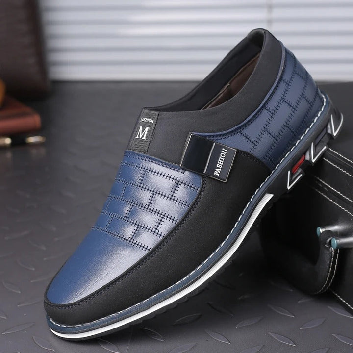 Mocassins classiques pour hommes, modèle Oxford intemporel en cuir de qualité, durables.