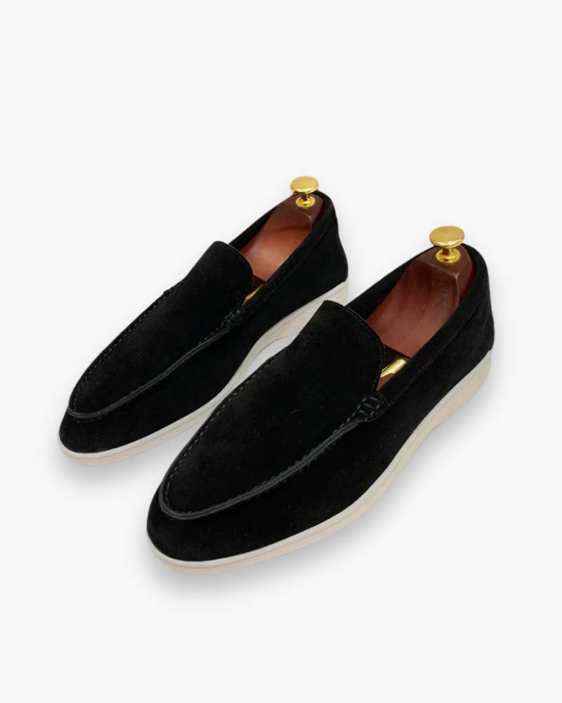 "Mocassins pour homme élégants en cuir, style classique, confortables avec semelle moelleuse, parfaits pour toutes occasions.
