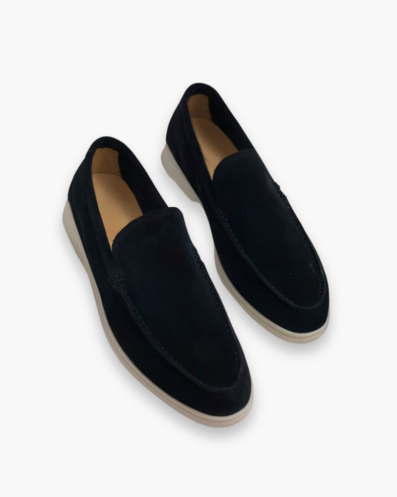 "Mocassins pour homme élégants en cuir, style classique, confortables avec semelle moelleuse, parfaits pour toutes occasions.