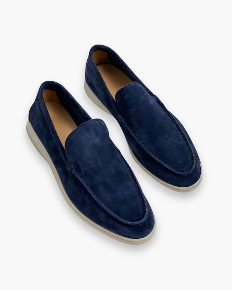 "Mocassins pour homme élégants en cuir, style classique, confortables avec semelle moelleuse, parfaits pour toutes occasions.