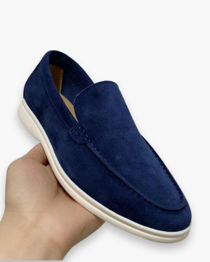 "Mocassins pour homme élégants en cuir, style classique, confortables avec semelle moelleuse, parfaits pour toutes occasions.