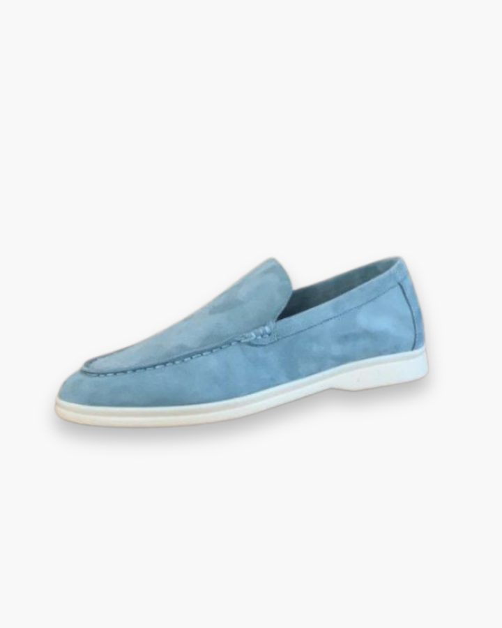 "Mocassins pour homme élégants en cuir, style classique, confortables avec semelle moelleuse, parfaits pour toutes occasions.