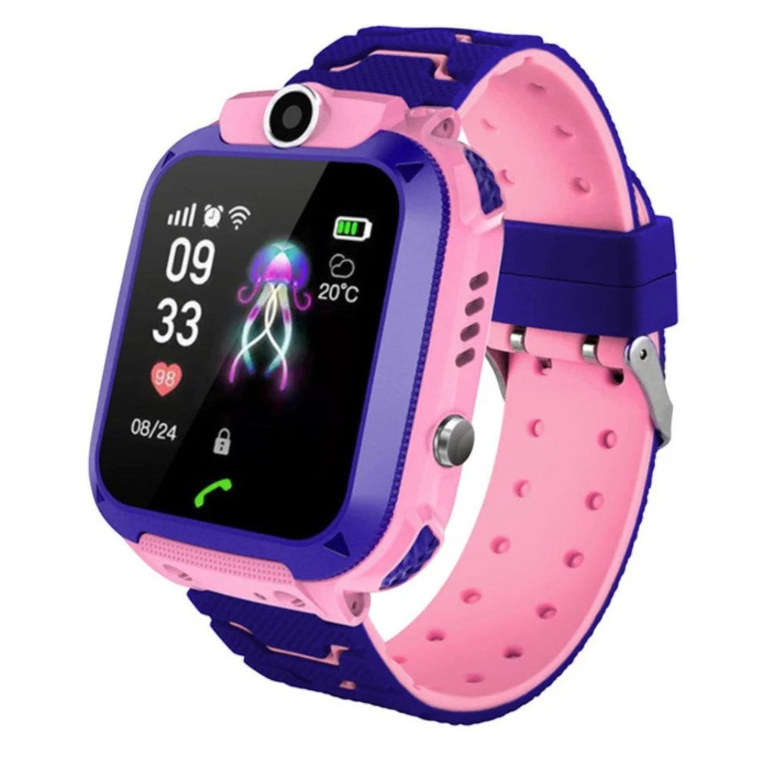 Montre connectée enfant GPS.  Appels, SOS, localisation. Sécurité et design attrayant.