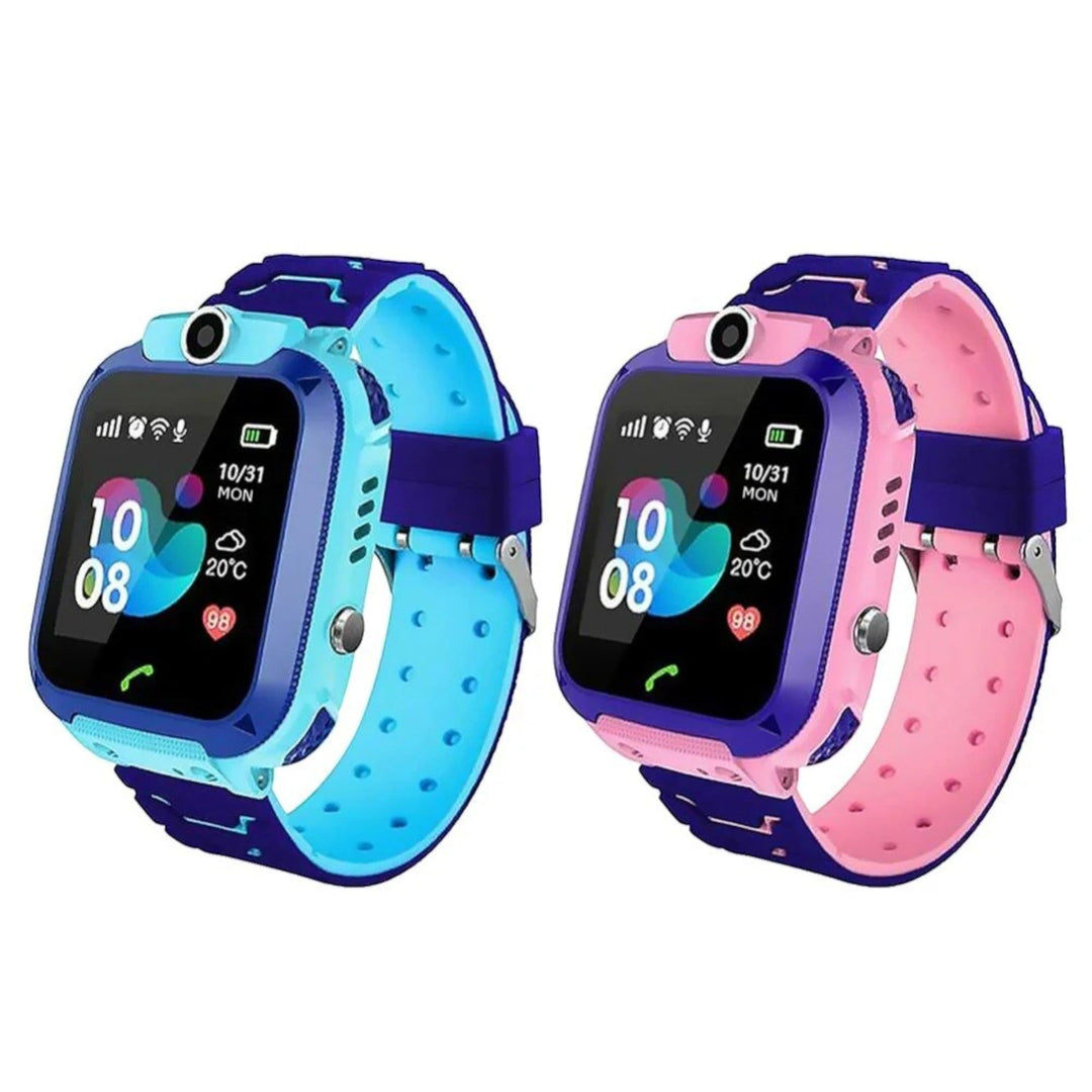 Montre connectée enfant GPS.  Appels, SOS, localisation. Sécurité et design attrayant.