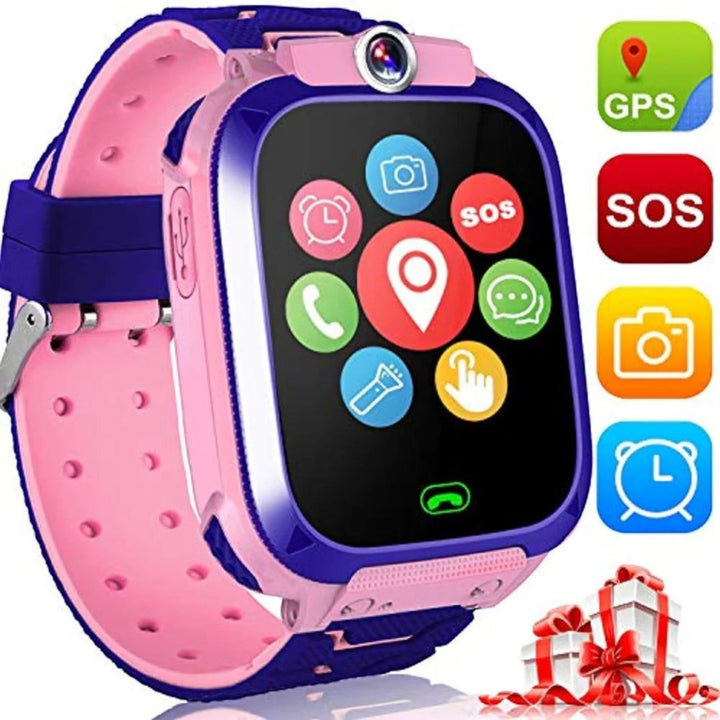 Montre connectée enfant GPS.  Appels, SOS, localisation. Sécurité et design attrayant.