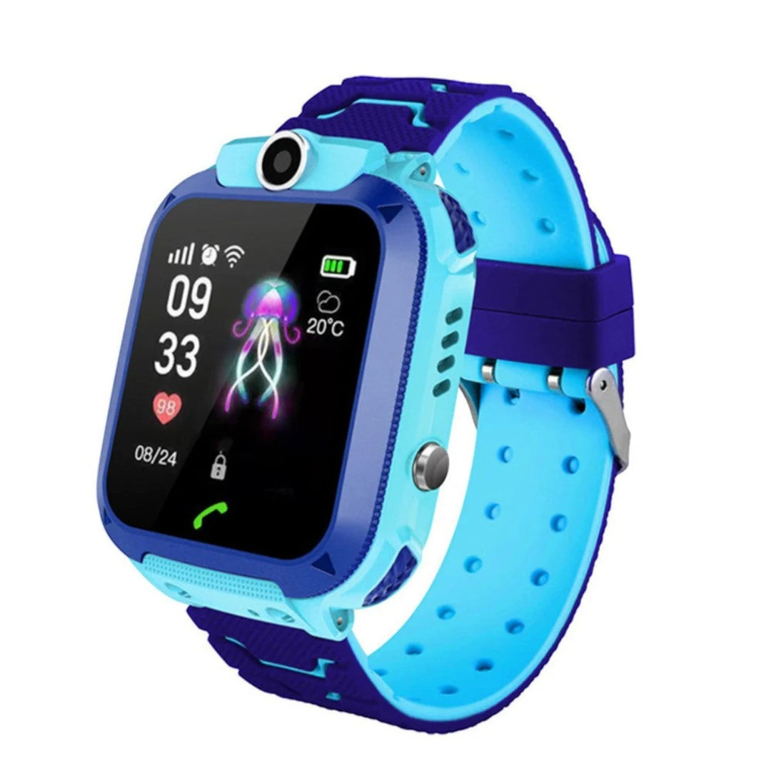 Montre connectée enfant GPS.  Appels, SOS, localisation. Sécurité et design attrayant.