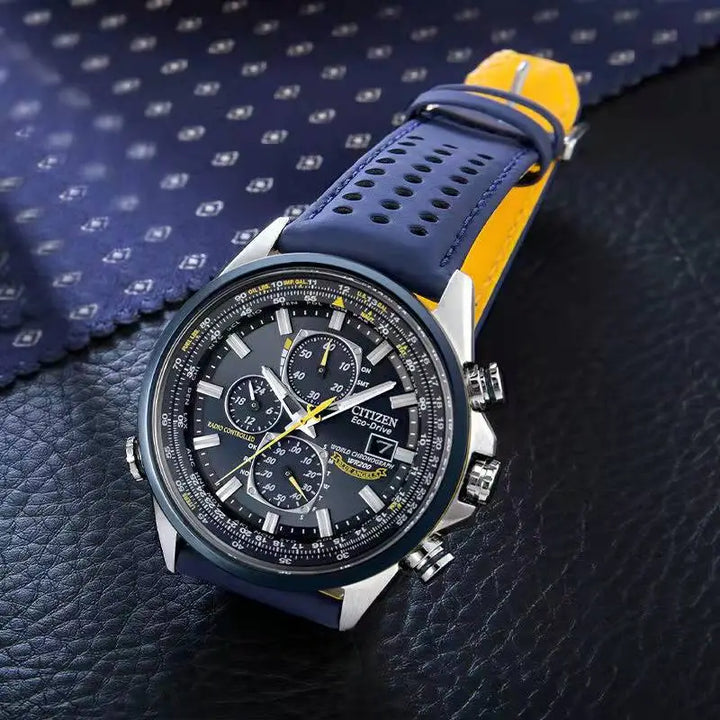 "Montre homme luxe à quartz, acier inoxydable, cadran lumineux, étanche, style moderne, idéale bureau et weekend."