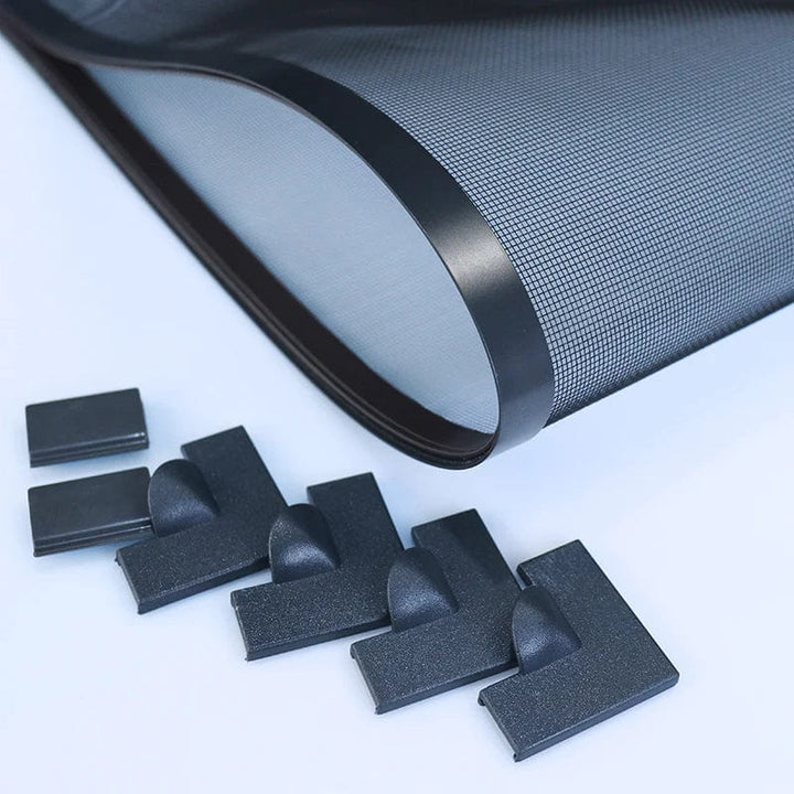 Moustiquaire magnétique sur-mesure, installation facile. Protection anti-moustiques efficace.  Maille fine, design élégant.