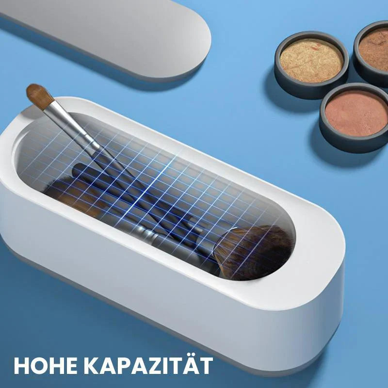"Nettoyeur ultrason moderne avec réservoir transparent et boutons faciles, idéal pour nettoyage délicat sans produits chimiqu